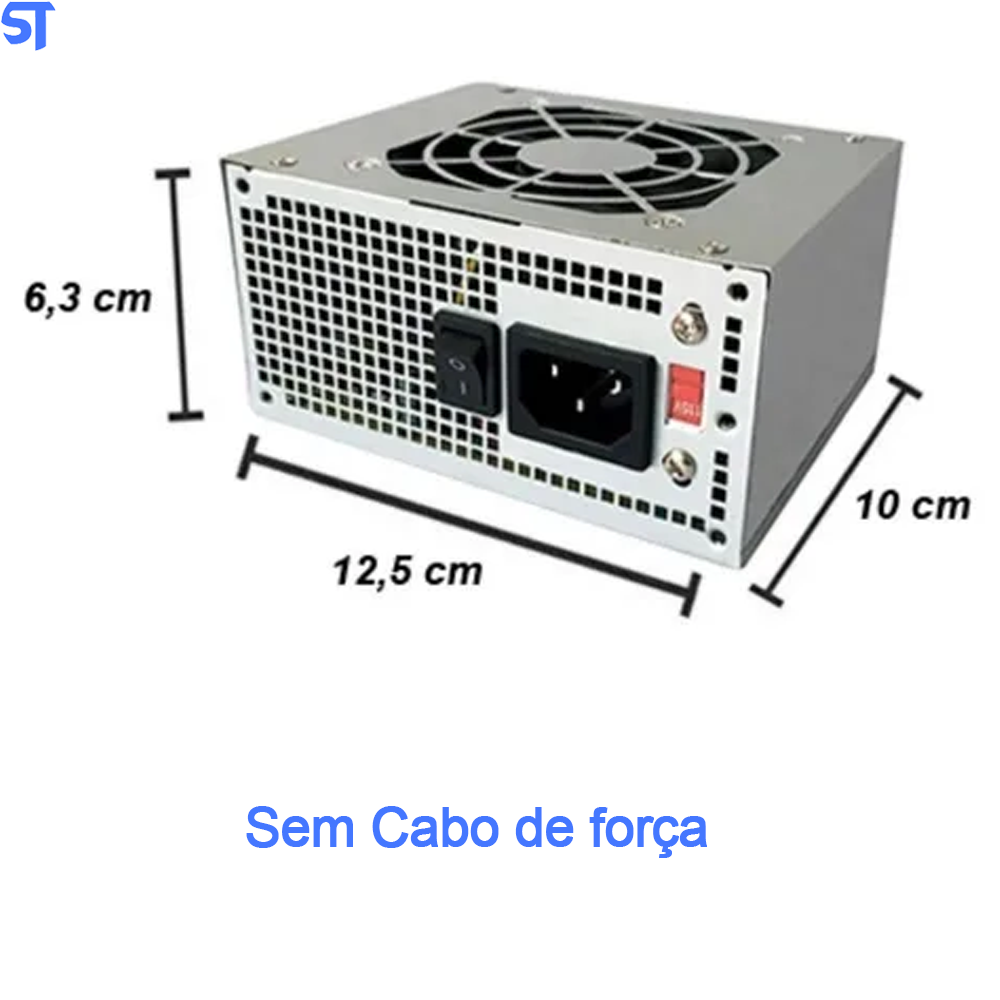 Fonte SFX 200W PS-200SFX C3Tech (S/Cabo)