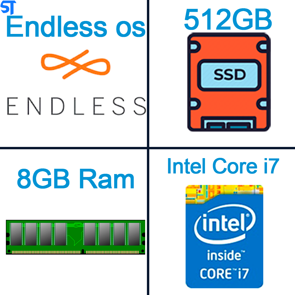 Notebook Acer Aspire 5 A515-54-70CM Intel Core i7-10510U -8GB DDR4- SSD 512GB- NVMe Endless OS 15,6