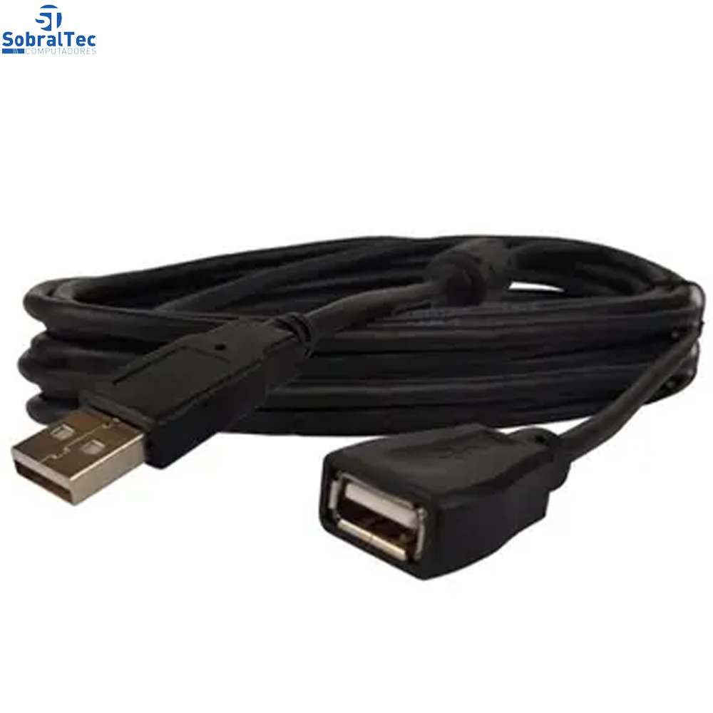 CaboX-Cabo Extensor USB 2.0/AM+AF/OD4.8/10M com Filtro Blister
