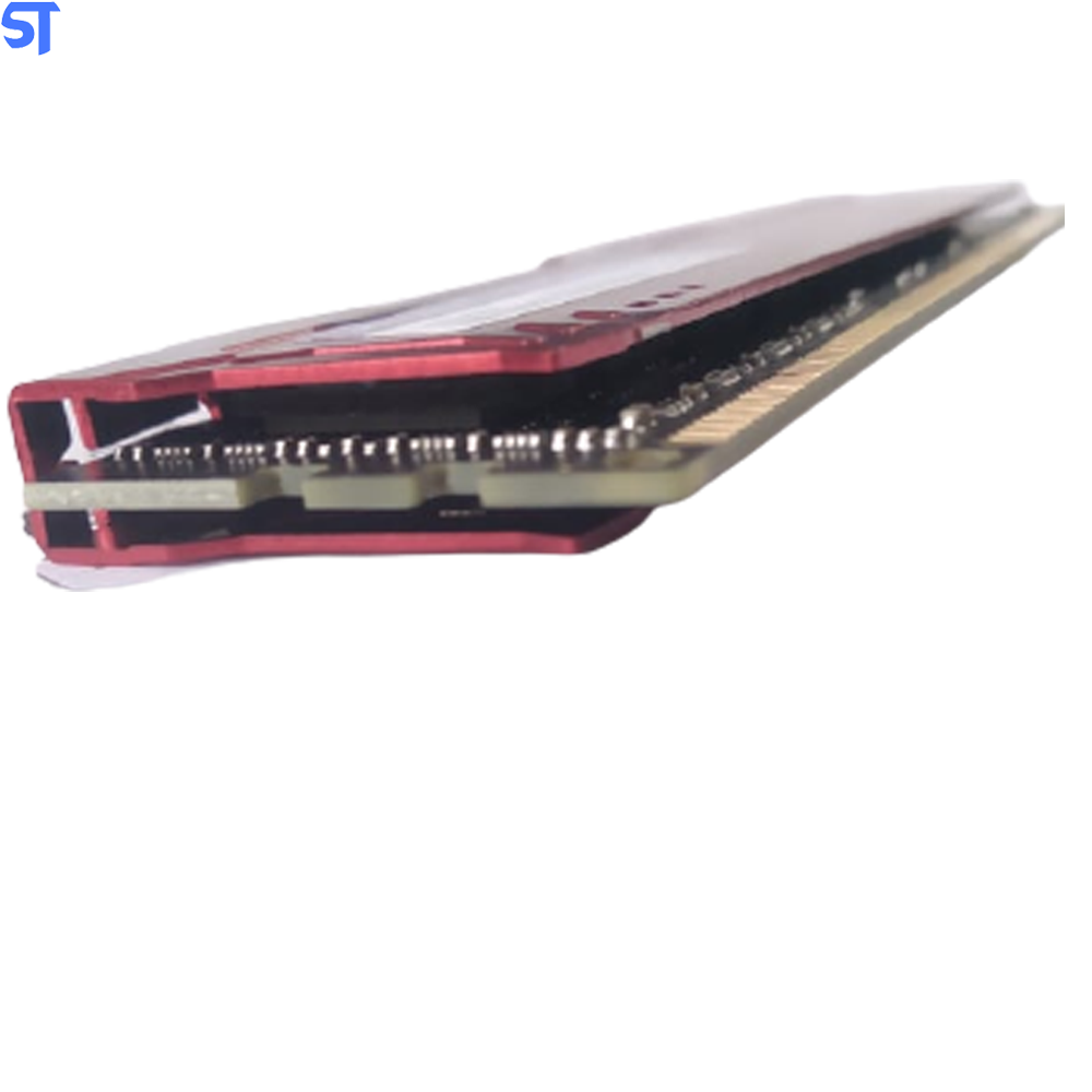 Memoria Ram Desktop DDR3  8GB 1600MHz Atermiter Vermelha