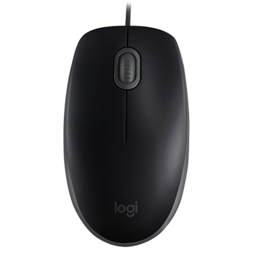 Mouse USB Logitech M110 Clique Silencioso, Design Ambidestro e Facilidade Plug and Play, Preto