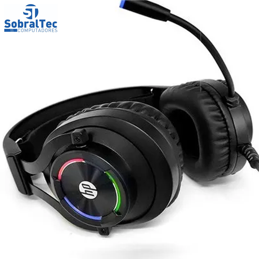 Fone Headset Gamer P2, Stereo e USB, H360, Preto com RGB