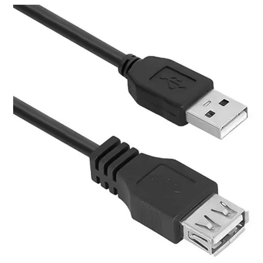 Cabo Extensor USB 2.0 Macho/Femea 1.5M Kapbom Preto - KAP-UN-1.5M