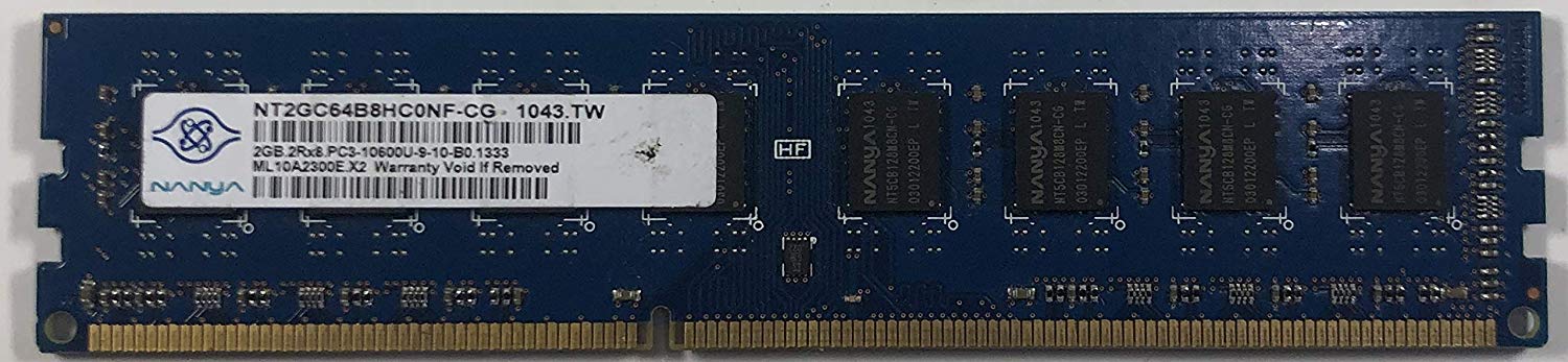 Memória Ram Desk Ddr3 2 Gb Nanya NT2GC64B8HC0NF-CG