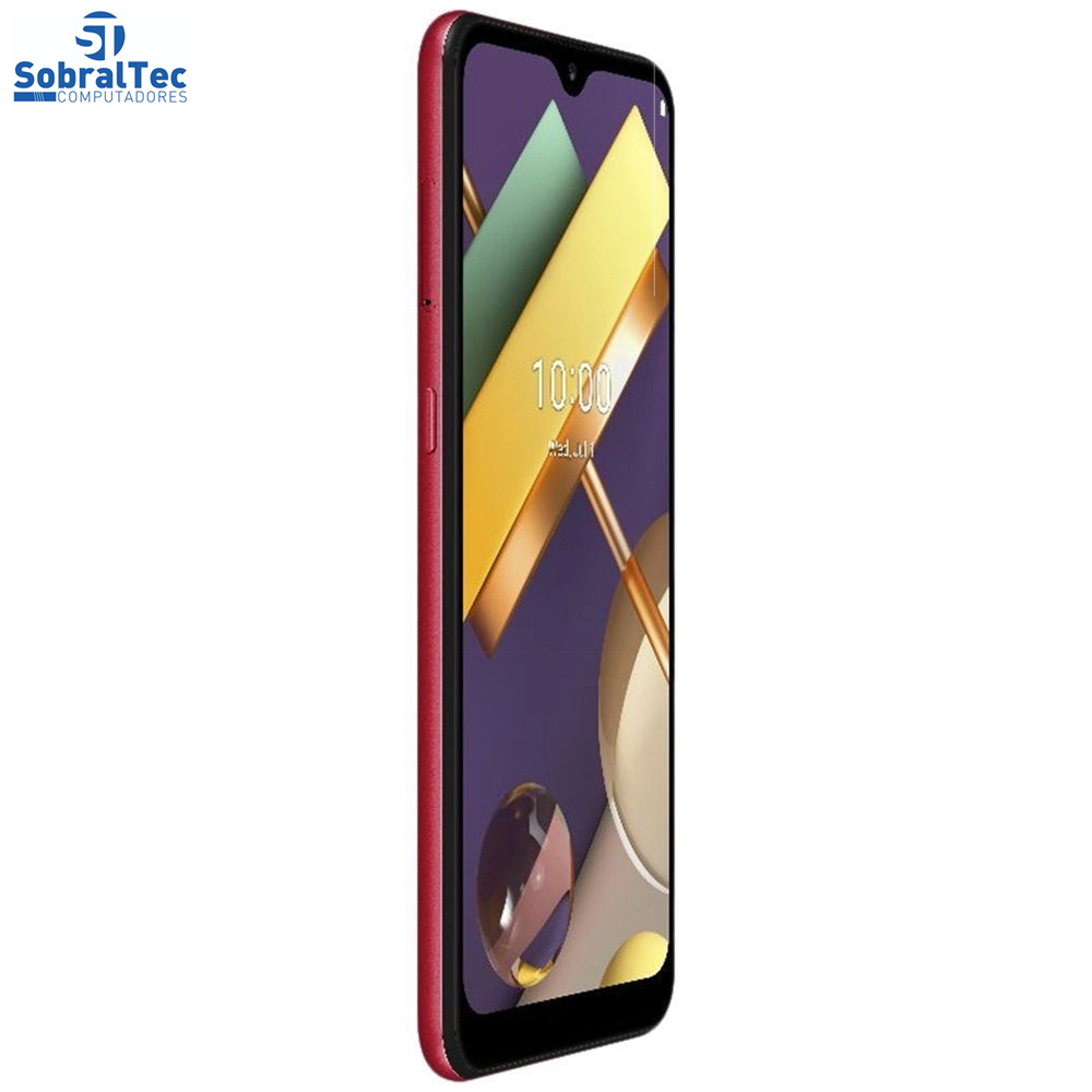 Smartphone LG K22+ 64GB 4G Wi-Fi Tela 6.2'' Dual Chip 3GB RAM Câmera Dupla + Selfie 5MP - Vermelho