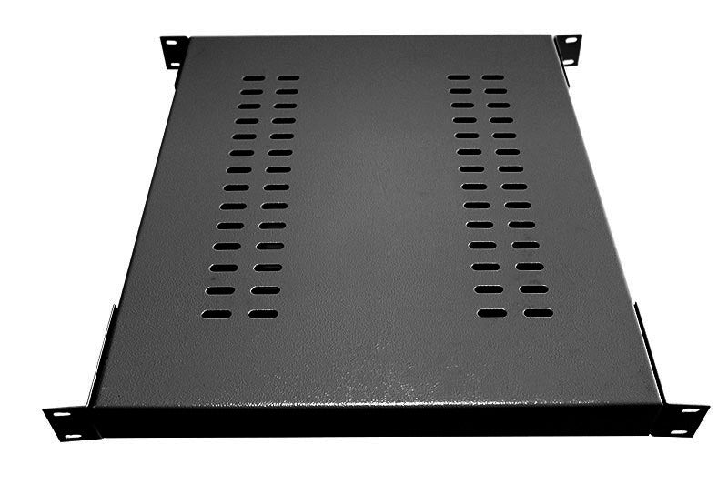 Bandeja Fixa 4 Pontos Rack 19 X 400mm Preto