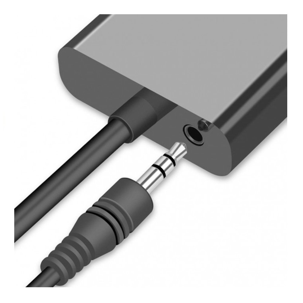 Conversor HDMI Para VGA com Cabo Áudio P2 - Exbom CC-HVA60