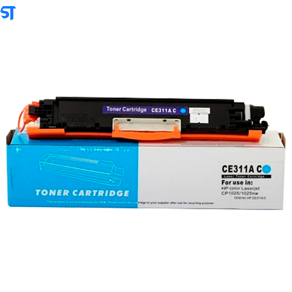 Toner Compatível HP CE311A 126A - CF351A 130A - H801 - Ciano  Premium