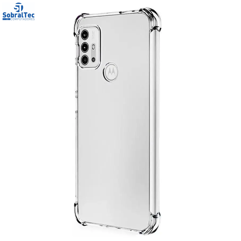 Capa De Silicone Transparente Anti Impacto Moto G10/G30