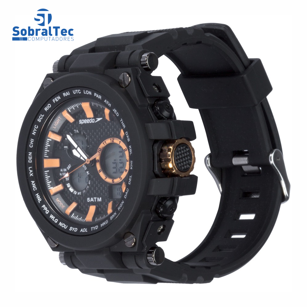 Relógio Digital Analógico Speedo 81160g0evnp3