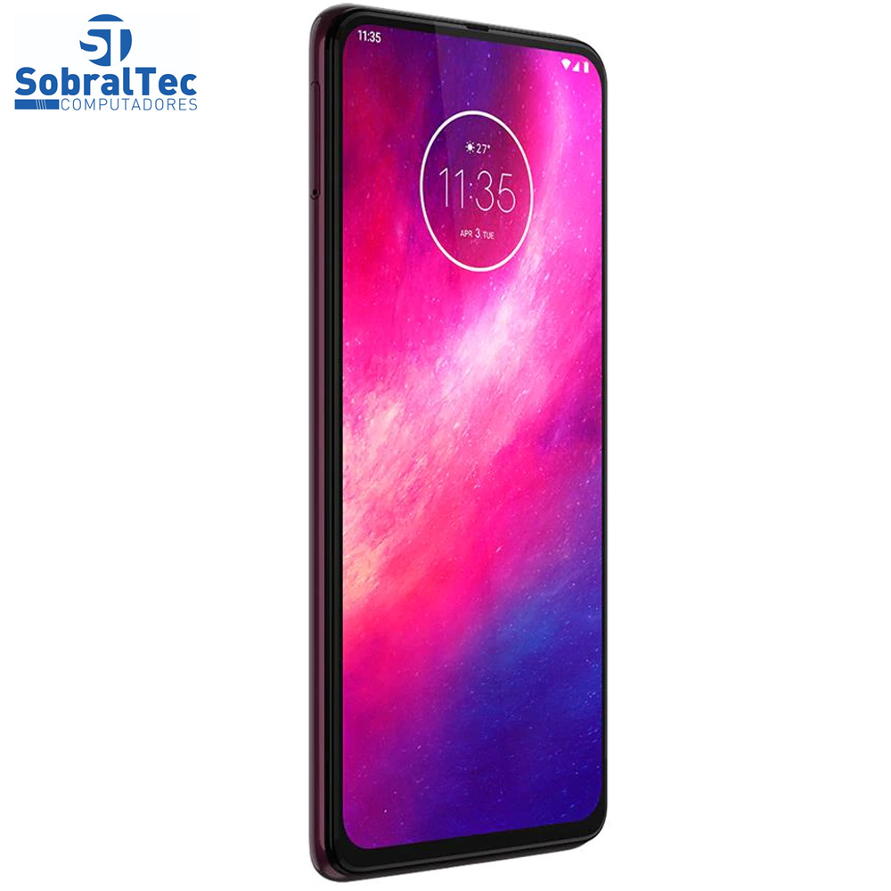 Smartphone Motorola One Hyper Rosa Boreal 128GB, Tela Total Vision 6.5”, Câmera Traseira Dupla, Câmera Selfie Pop-Up de