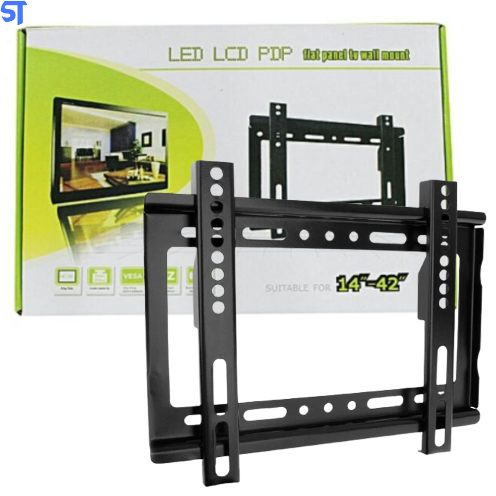 Suporte Para Tv 14' a 42' Polegadas Suporta Até 25Kg Led Lcd Pdp Hd601