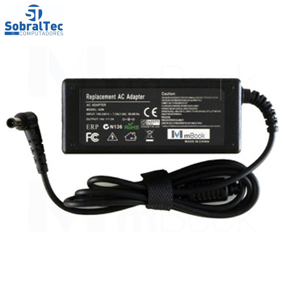 Fonte Notebook Samsung 14V 3A -42W  - CMZ450