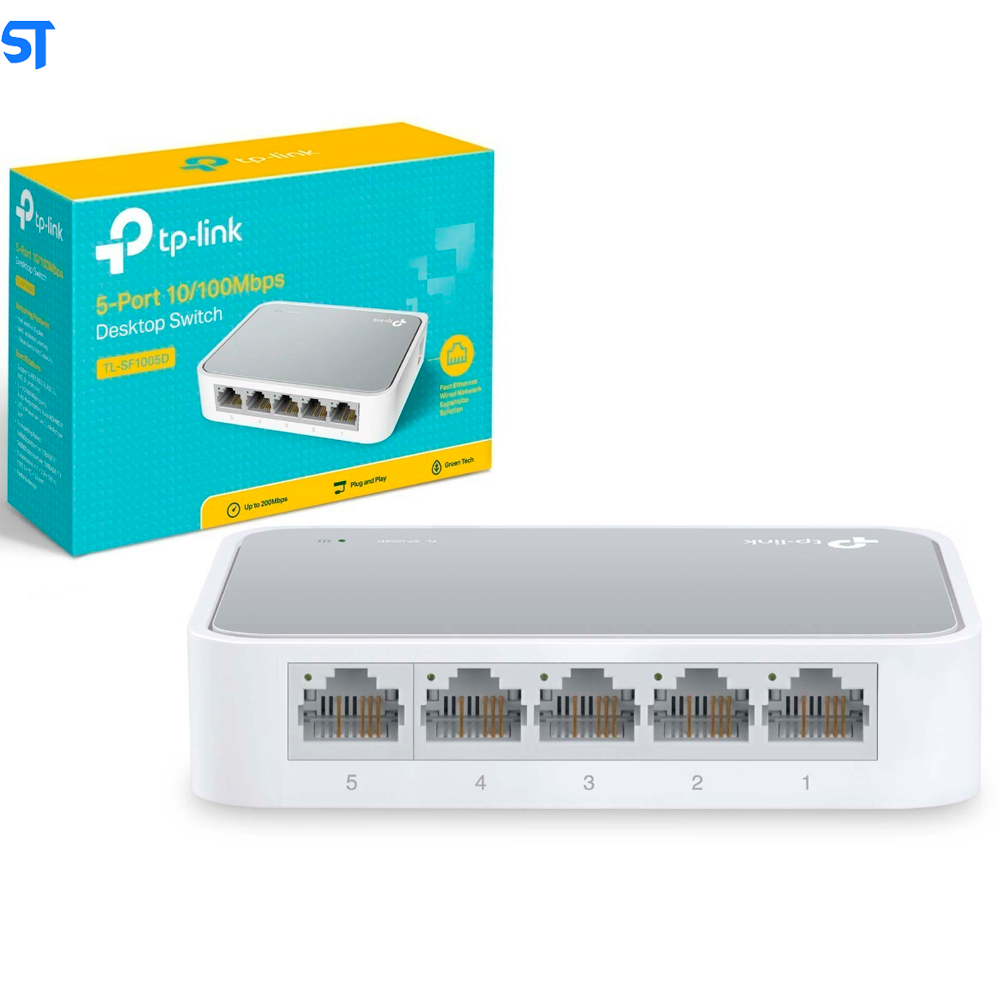 Switch 5 Portas Tp-Link TL-SF1005D 10/100 Mbps