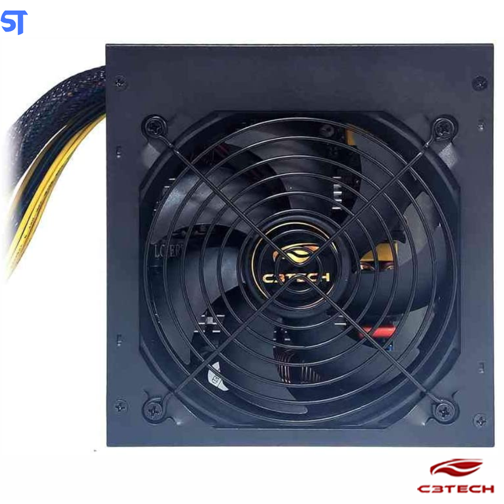 Fonte ATX Gamer Real 500W 80 Plus Bronze Series PFC Ativo PS-G500B C3Tech