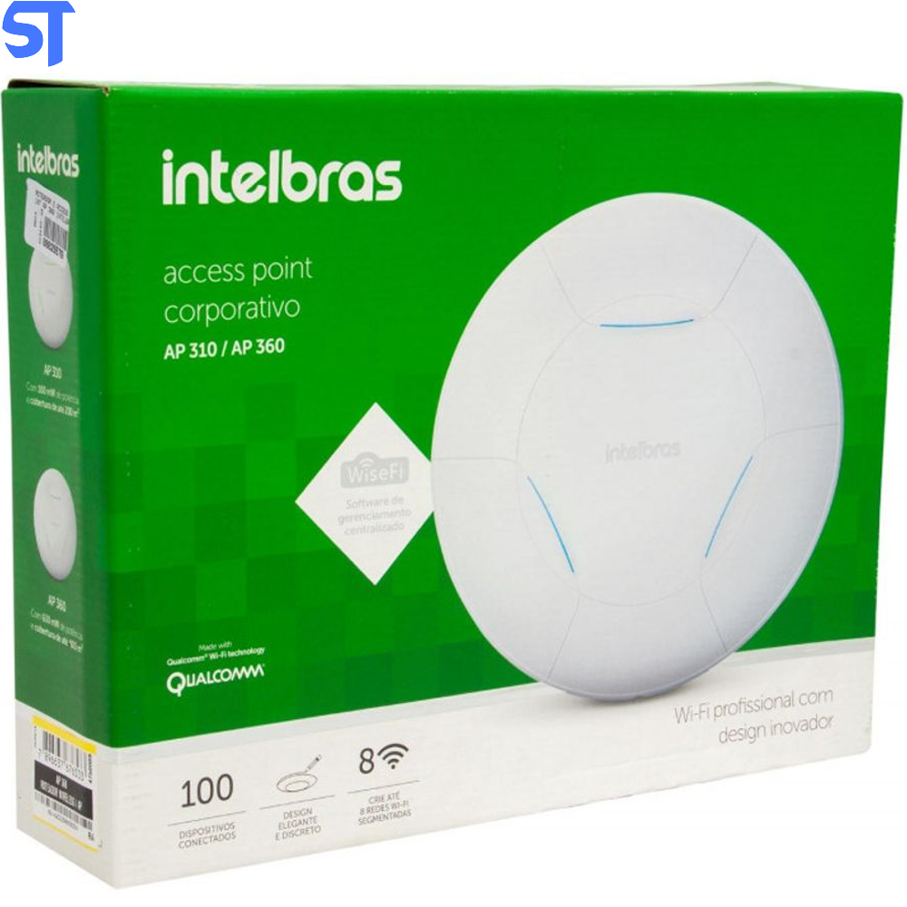 Roteador Access Point Intelbras AP 310 300Mbps- Longo Alcance -Check-in Facebook 100mW