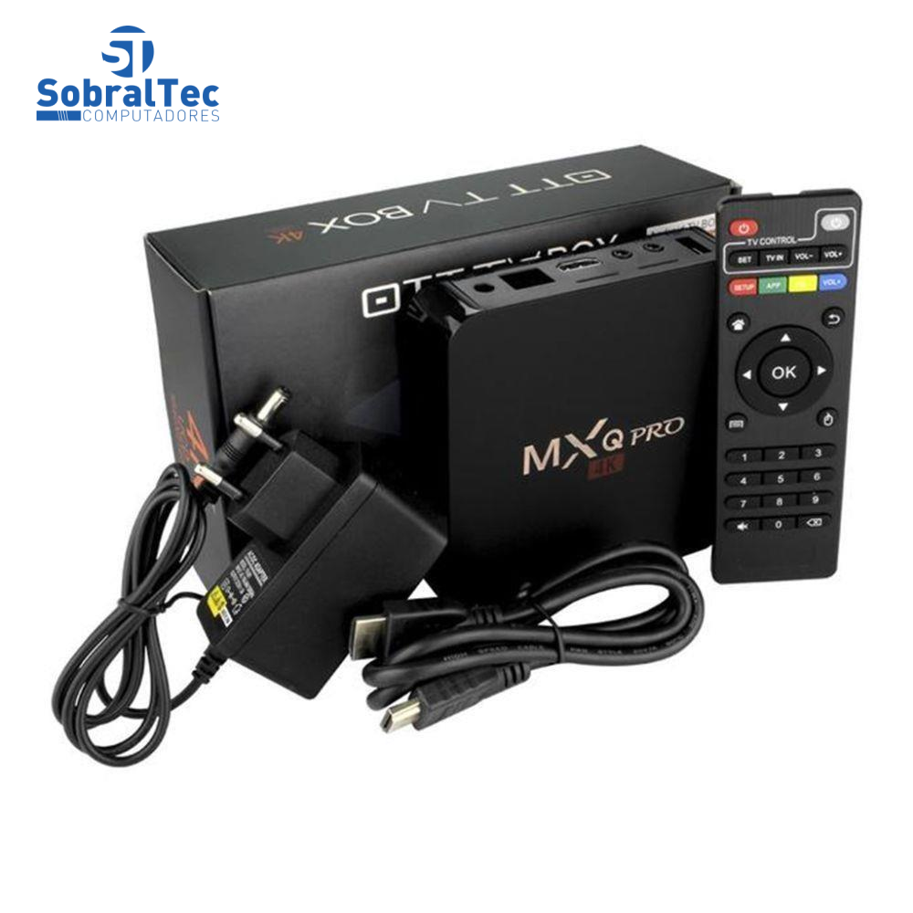 Tv Box 4k Android 7.1 MxQ Pro Ultra Hd Wifi Quad Core Mem 2Gb 32Gb