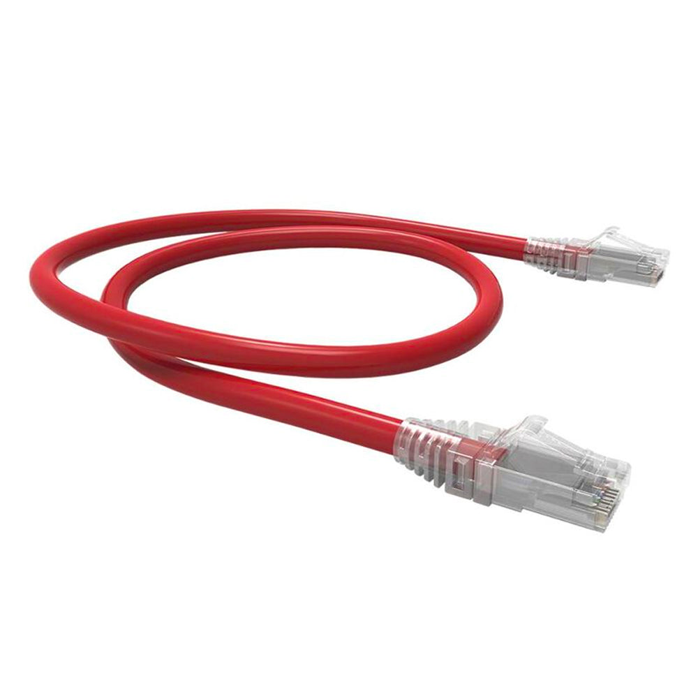 Patch Cord U/UTP SohoPlus CAT.6e T568A/B 0.5M Vermelho