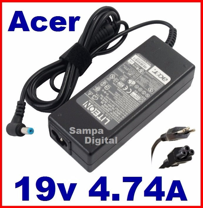 Fonte Notebook Acer 19v 4.7a Mod Pa-1900-05 Plug Azul  (5.5 x 1.7mm)