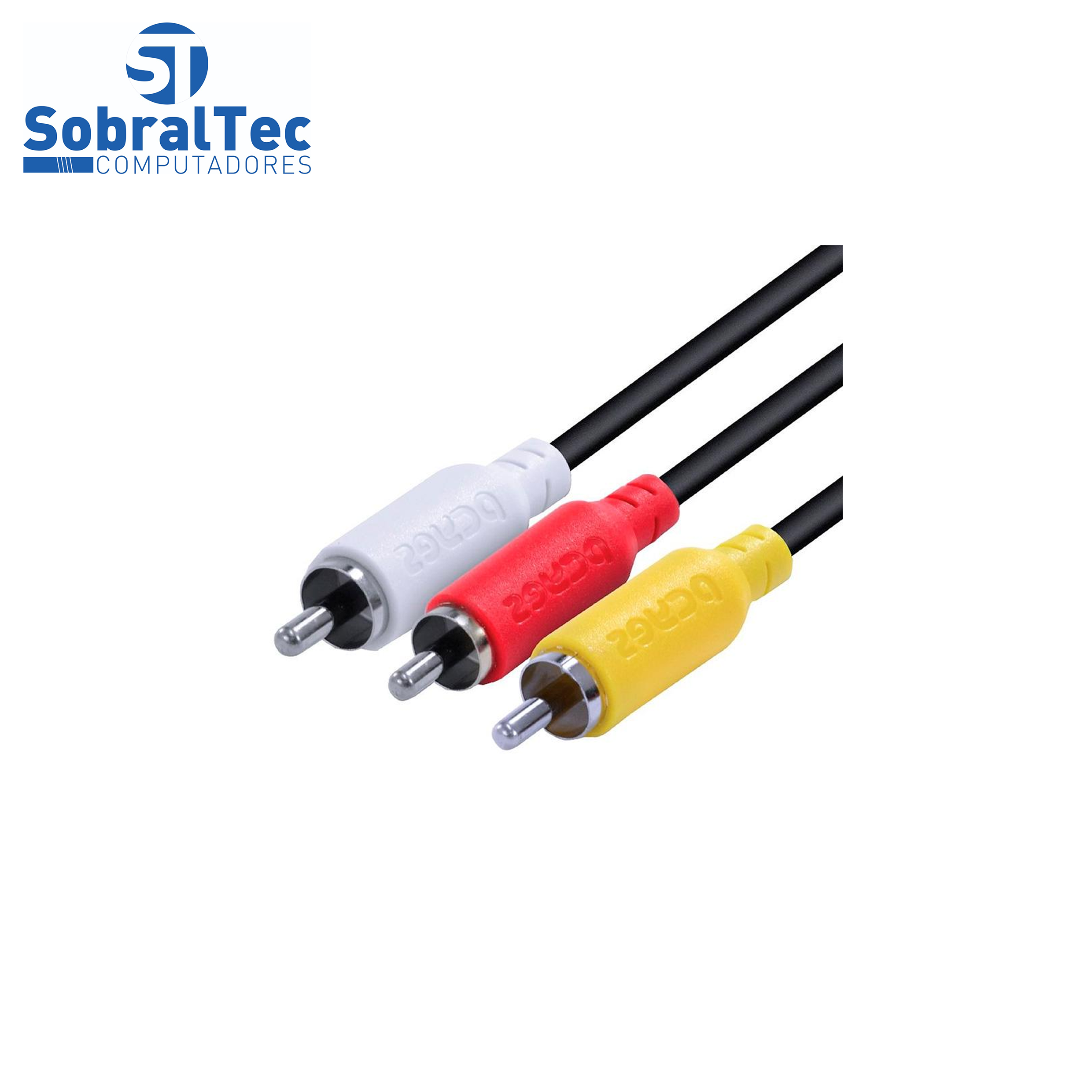 Cabo de Áudio Vídeo Rca x Rca IT- Blue Le-5502