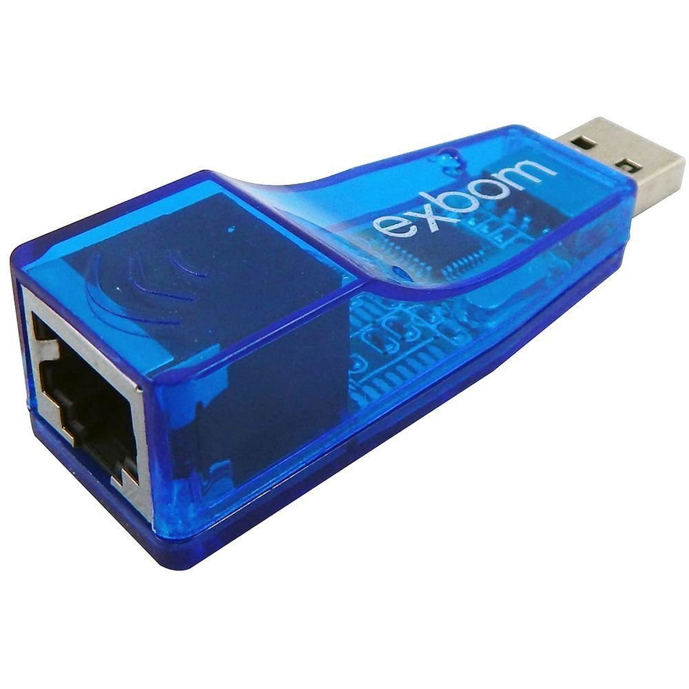 Adaptador Usb x Rede Rj45 10/100Mbps Exbom UL-100