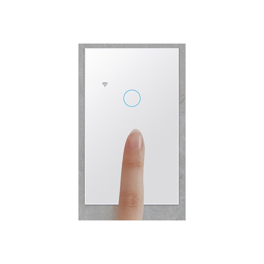Interruptor com Dois Botões Touch Smart, WIFI,  Alexa e Google Assistent Zemismart