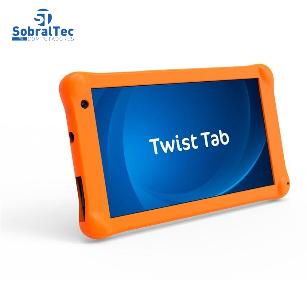 Tablet Positivo Twist Tab Kids T770KB 32GB, Tela 7”, Câmera 2MP, Wi-Fi, Android Oreo e Processador Quad Core de 1.5 GHz