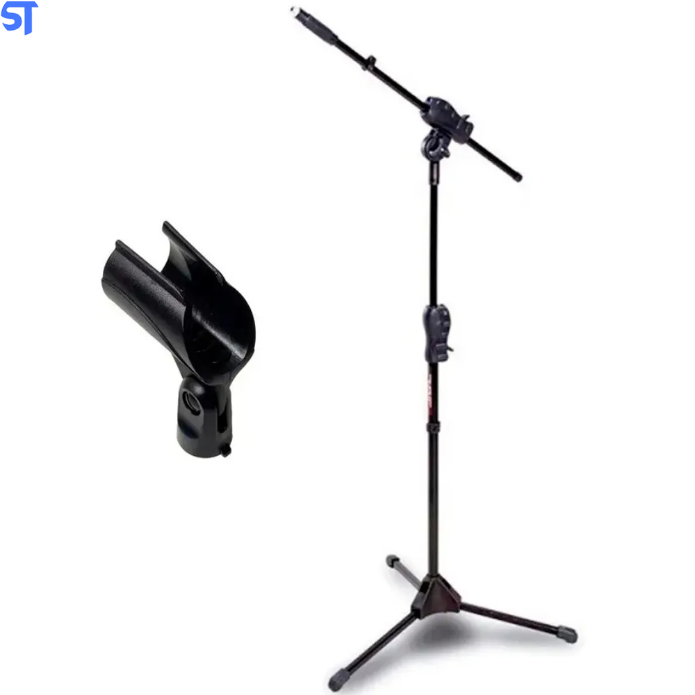 Suporte Pedestal P/ Microfone Ibox Smmax Trava Rápida + Nfe