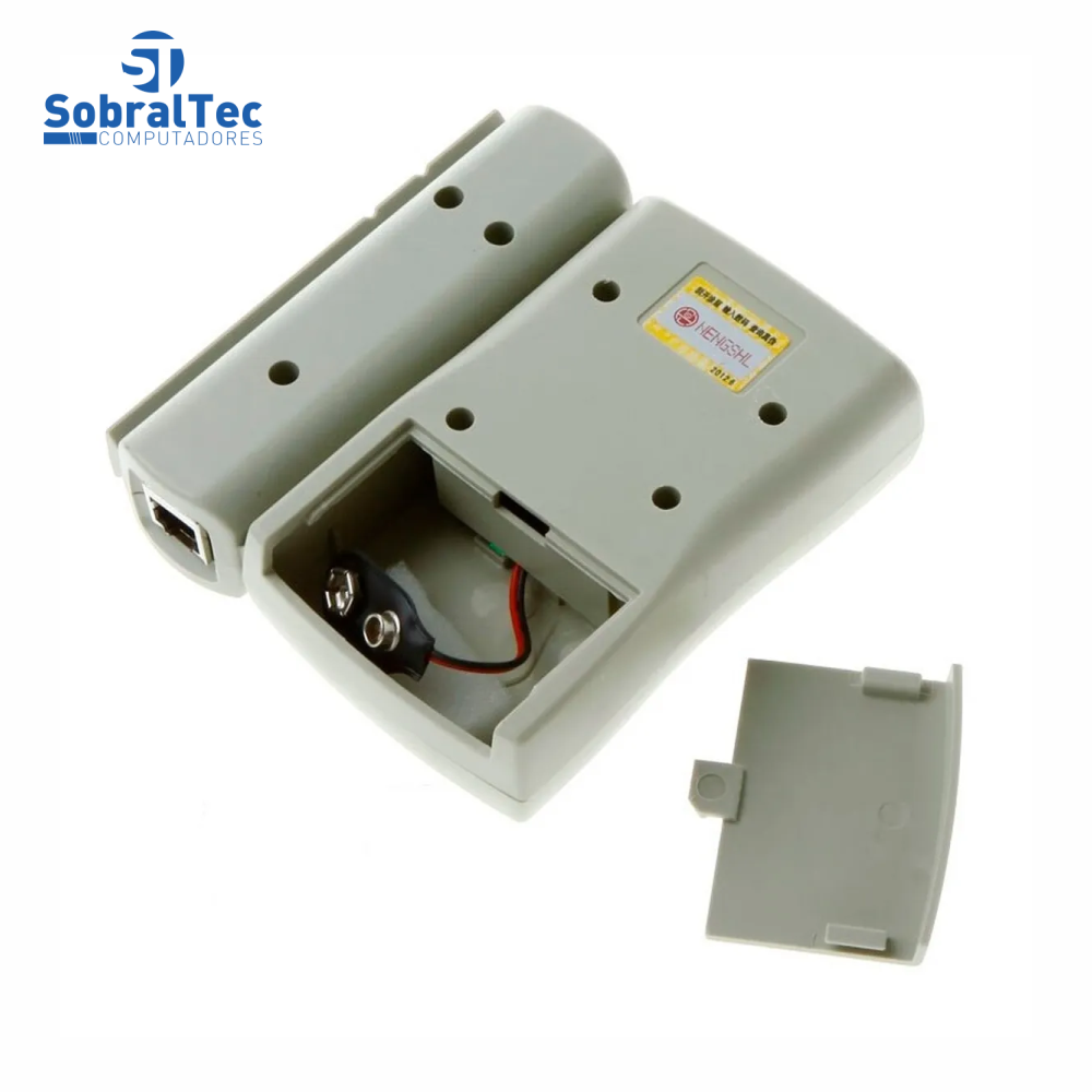 Testador De Cabo De Rede Lan RJ45 e RJ11 Profissional FC FCTSTCB