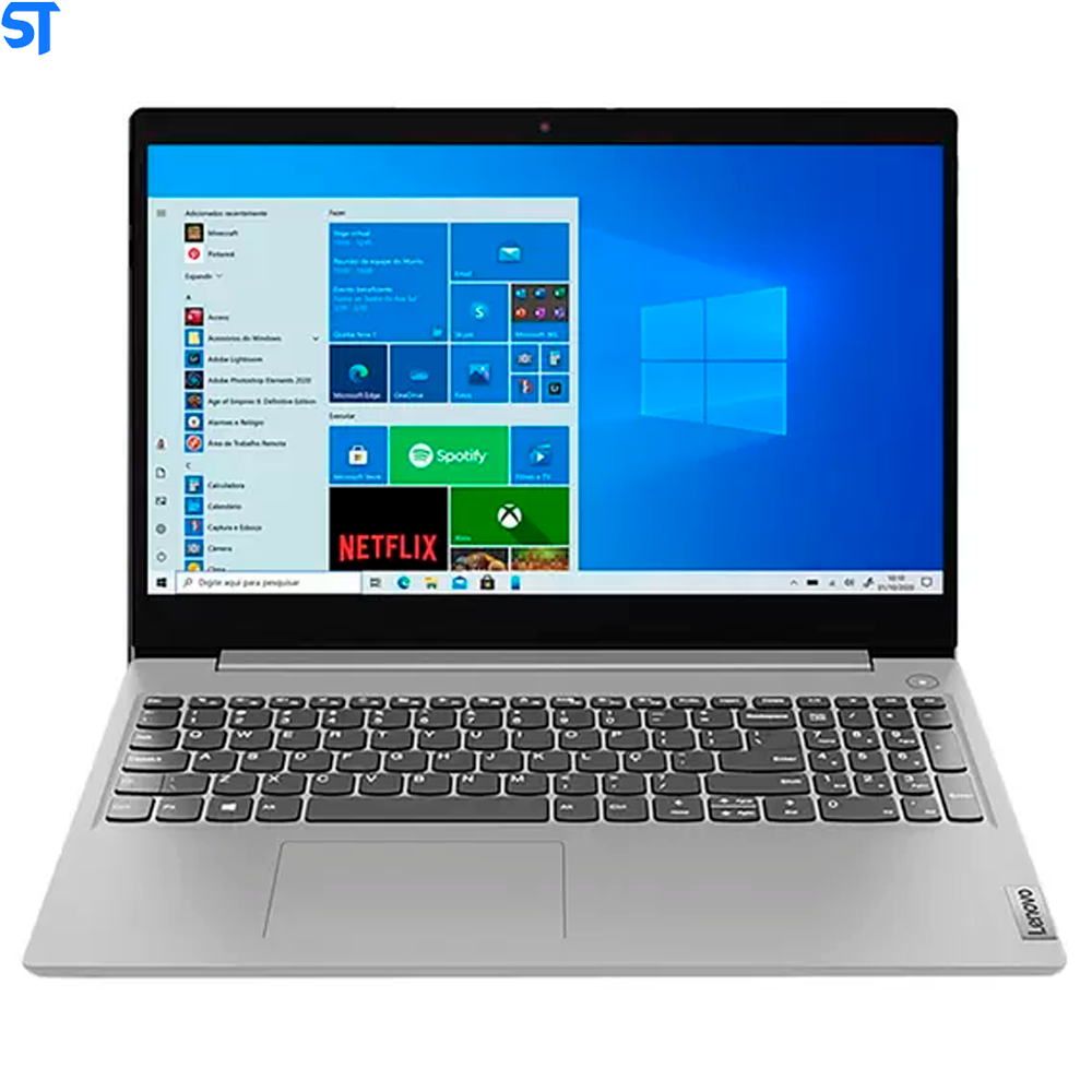 Notebook Lenovo Dual Core 4GB 128GB SSD Tela 15.6