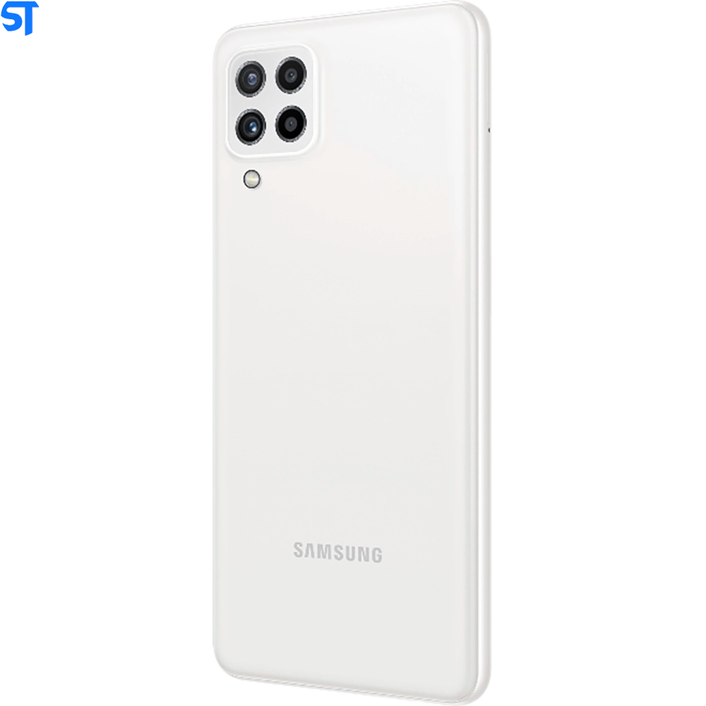 Smartphone Samsung Galaxy A22 128GB Branco 4G - 4GB RAM Tela 6,4” Câm. Quádrupla + Selfie 13MP