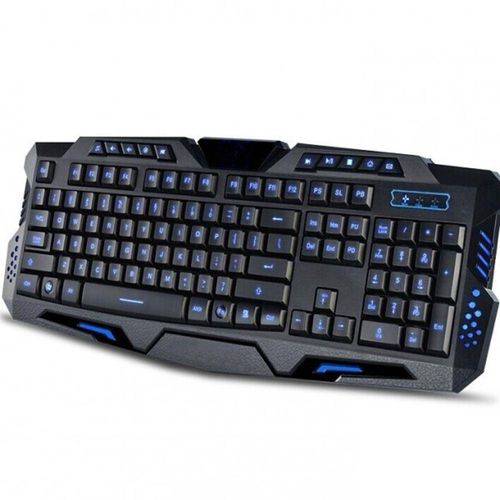 Teclado Multimidia Action Gamer Usb Com Ilum Exbom Bk-g35