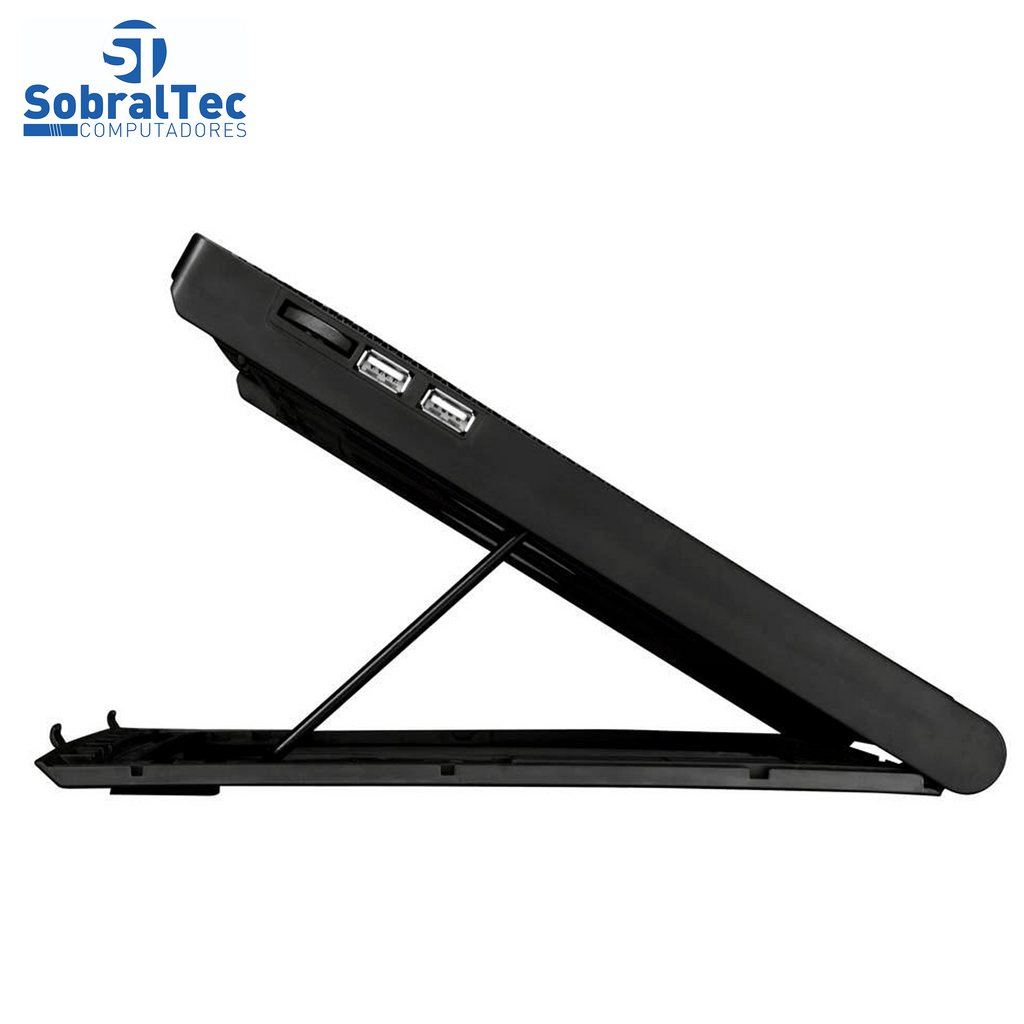 Suporte Para Notebook Cooler Gamer Warrior Luigia Led Verde