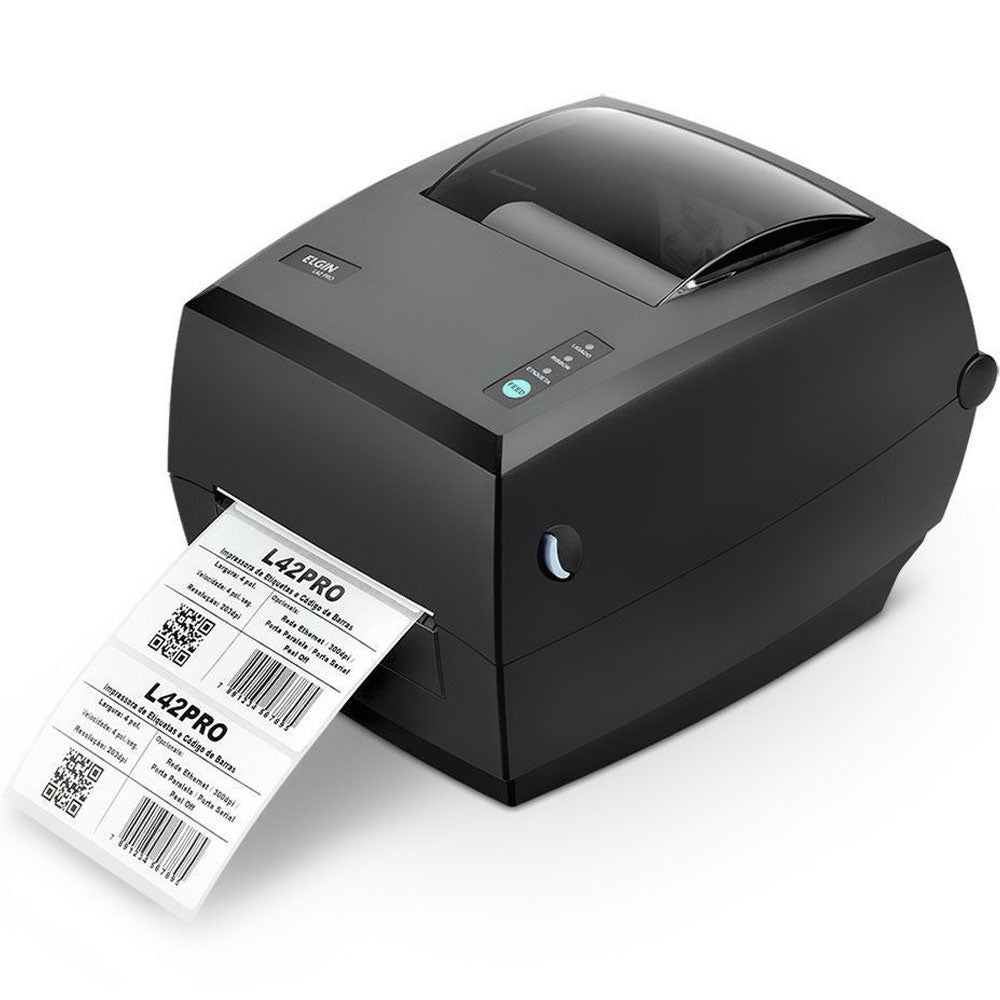 Impressora de Etiquetas e Codigos de Barras Elgin L42 PRO FULL USB, Serial e Ethernet