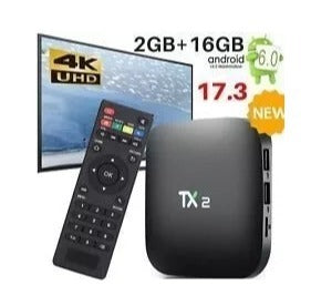 Receptor Tv Box TX2(Duplicado) 4k 2gb Memória 16gb Armazenamento -Android-Cod 14994