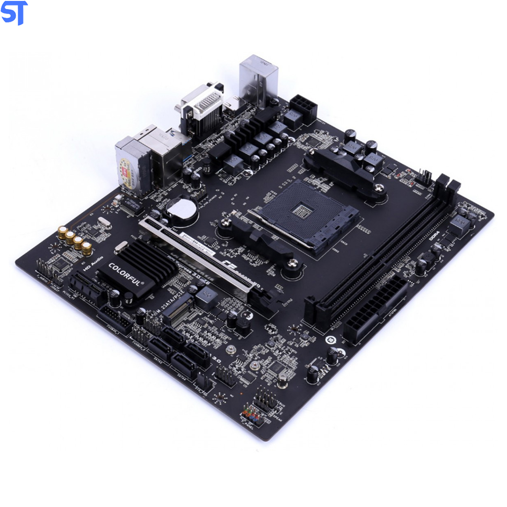 Placa Mãe Colorful Battle-AX B450M-HD V14  Soquete AM4  DDR4