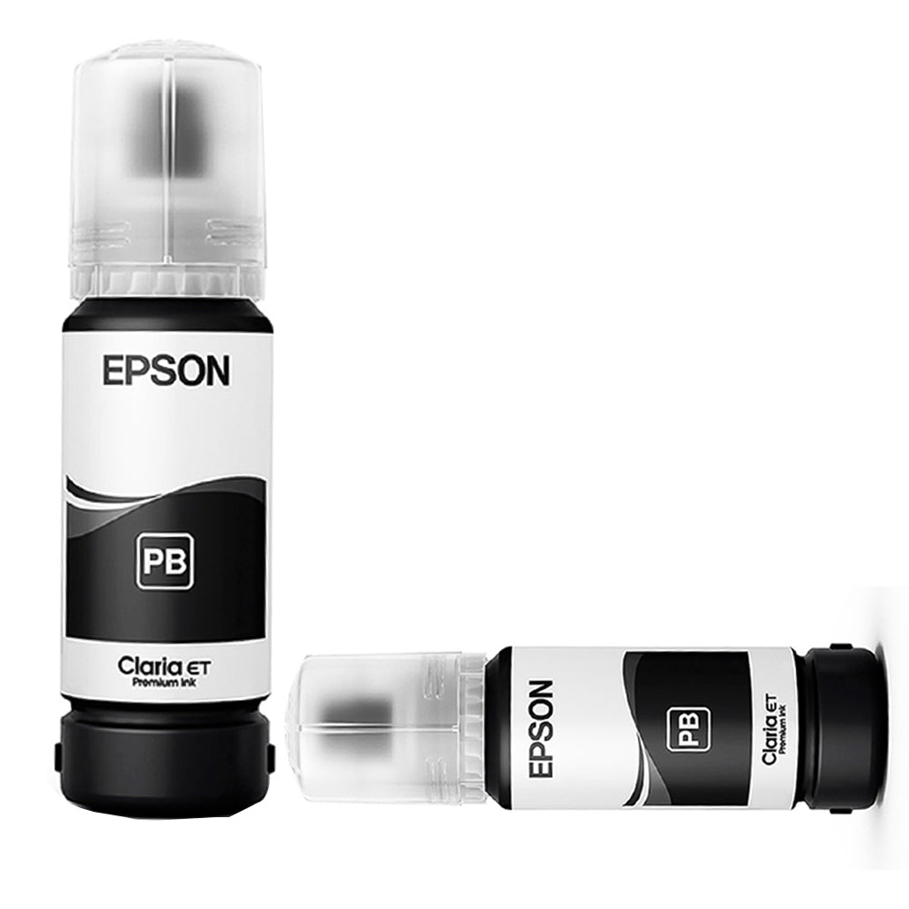 Refil Garrafa de Tinta Epson 555 Preto T555120-AL Para L8180 L-8180 8180 Original 70ml