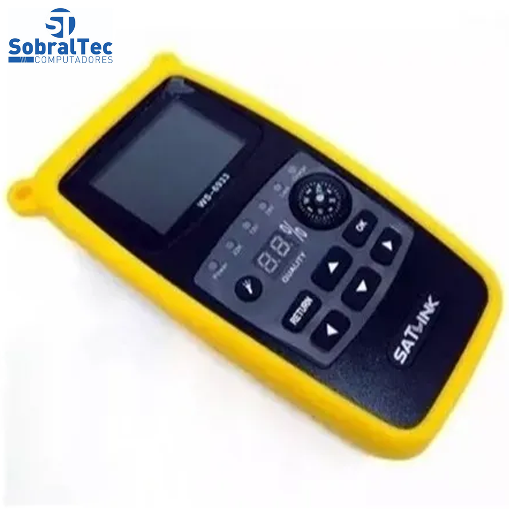 Localizador de Satélite SATLINK WS-6933 DVB-S2 FTA Medidor de Bússola Mecânica