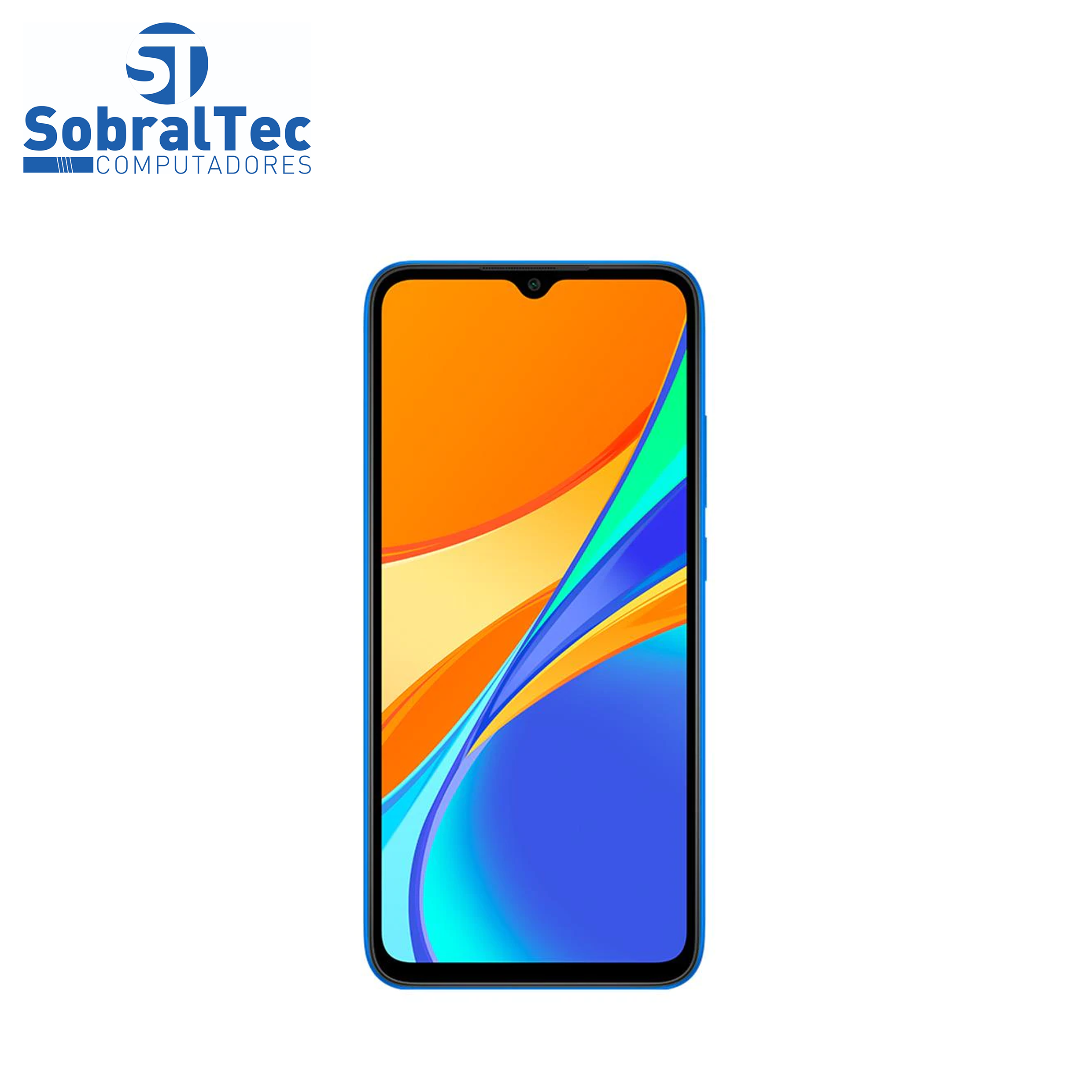 Smartphone Xiaomi Redmi 9C Azul 64GB, Tela de 6.53", 3GB de RAM, Câmera Traseira Tripla, Android 10 e Processador Octa-C