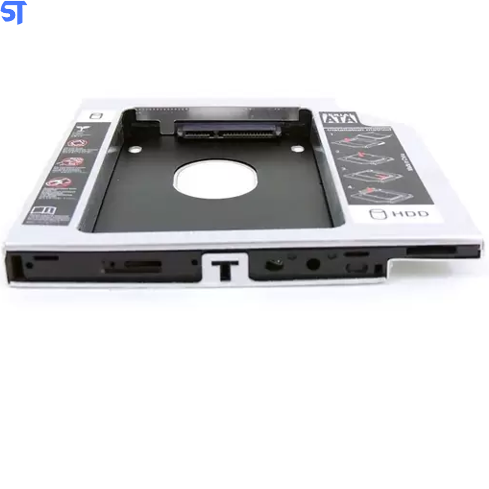 Gaveta Caddy Adaptador Para Segundo HD De Notebook Ou Ssd 12.7mm Knup KP-HD009