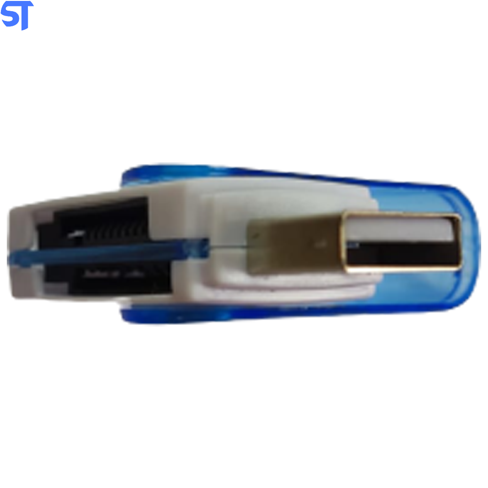 Adaptador All In One USB 2.0  - Branco Com Azul