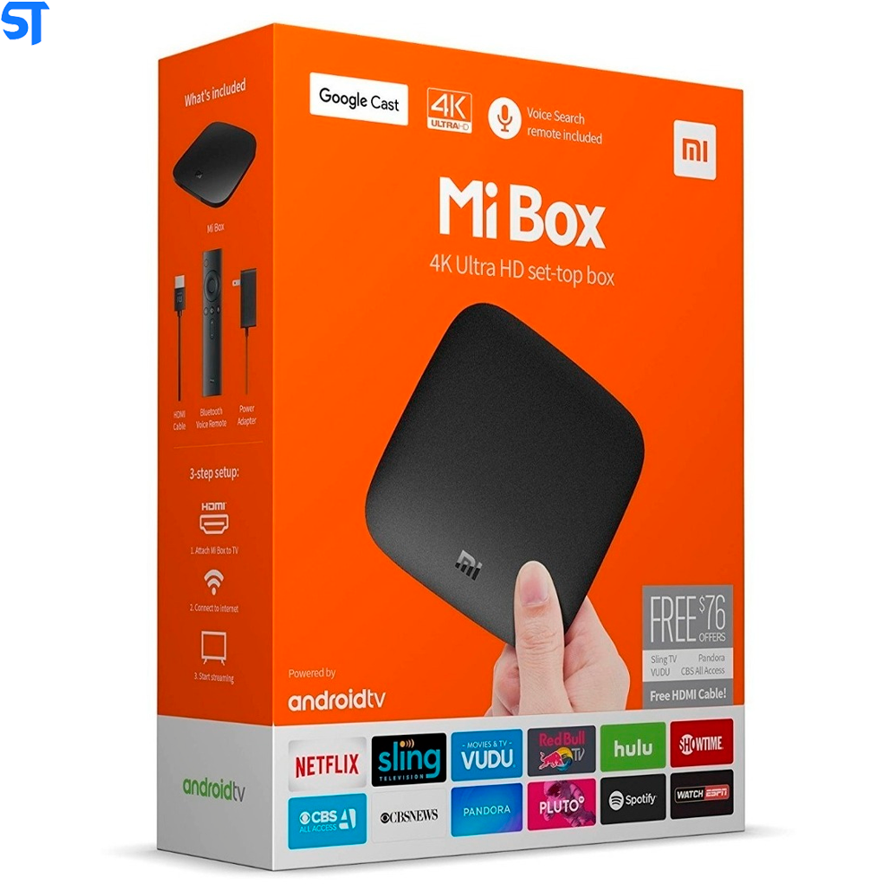 Tv Box Mi Box S Xiaomi Ultra Hd 4k Hdmi-Usb-Wifi M19a-Mdz-22-ab