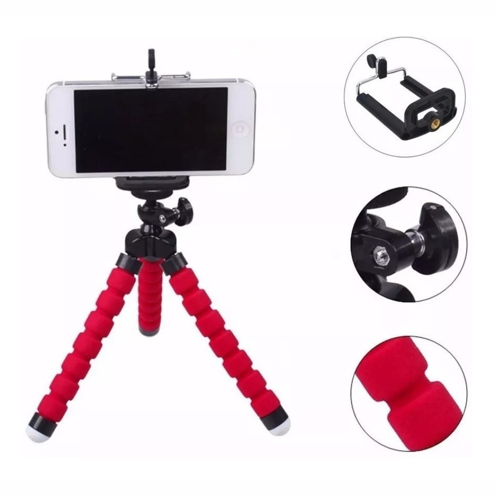 Suporte Para Celular Tripé 18Cm Flexivel ba-1208 Varias Cores
