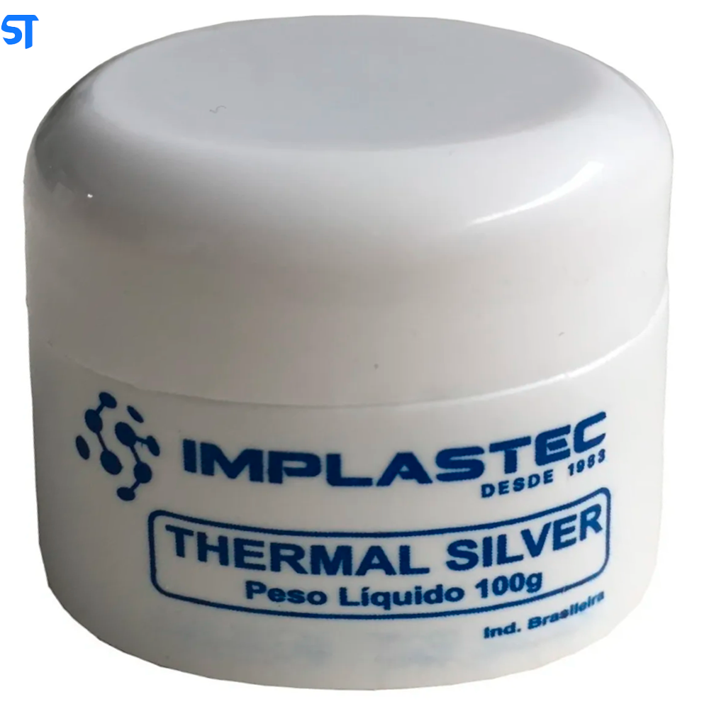 Pasta Térmica Prata Cinza Thermal Silver Para Processador 100g