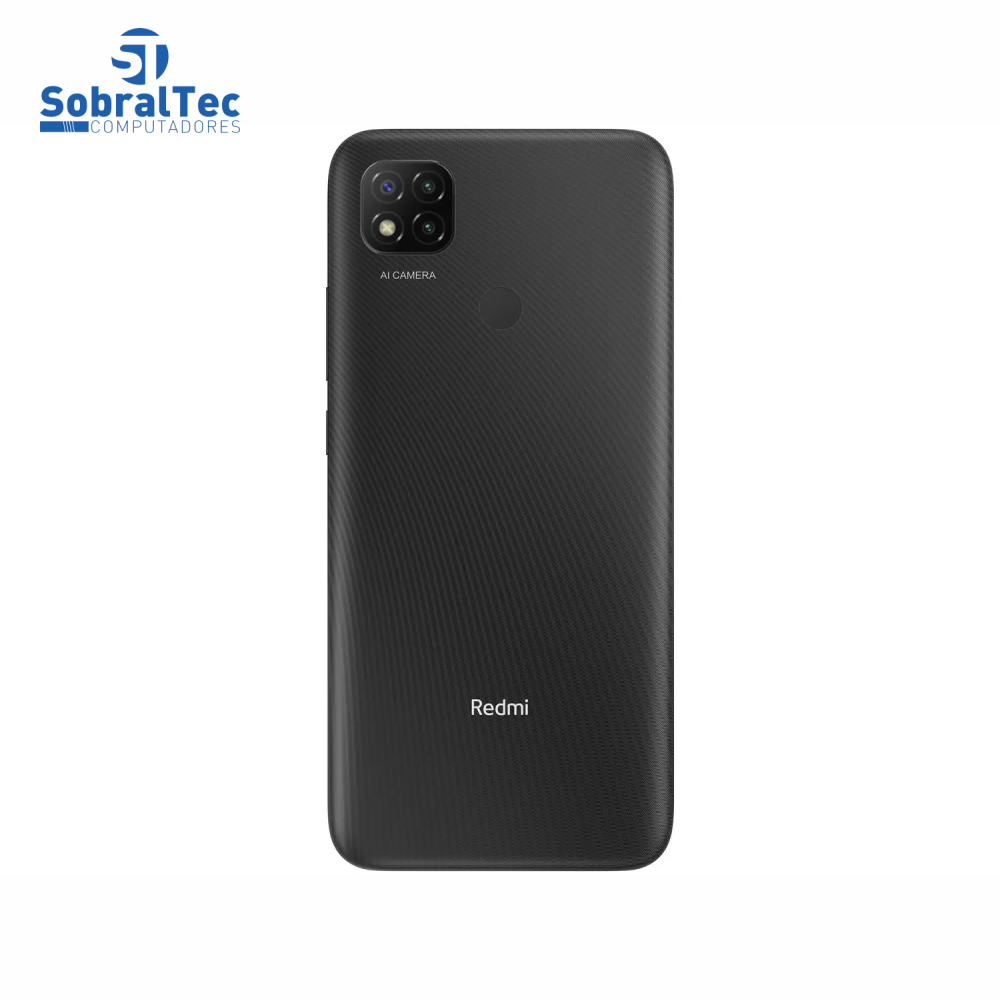 Smartphone Xiaomi Redmi 9C 64GB Cinza 4G Octa-Core - 3GB 6,53” Câm. Tripla + Selfie 5MP Dual Chip