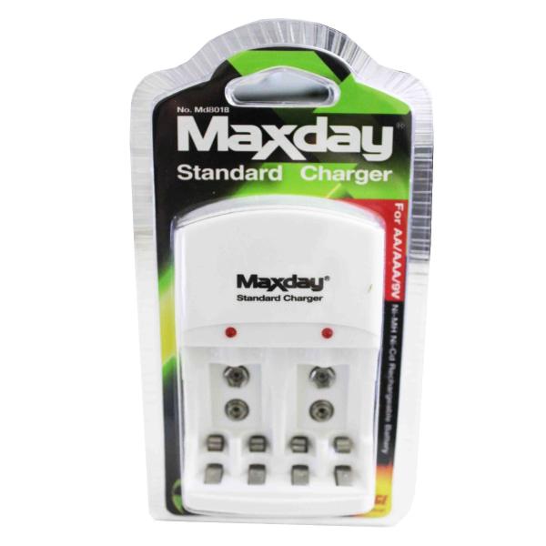 Carregador de Pilha 2100mAh 4 Pilhas AA | AAAA Maxday