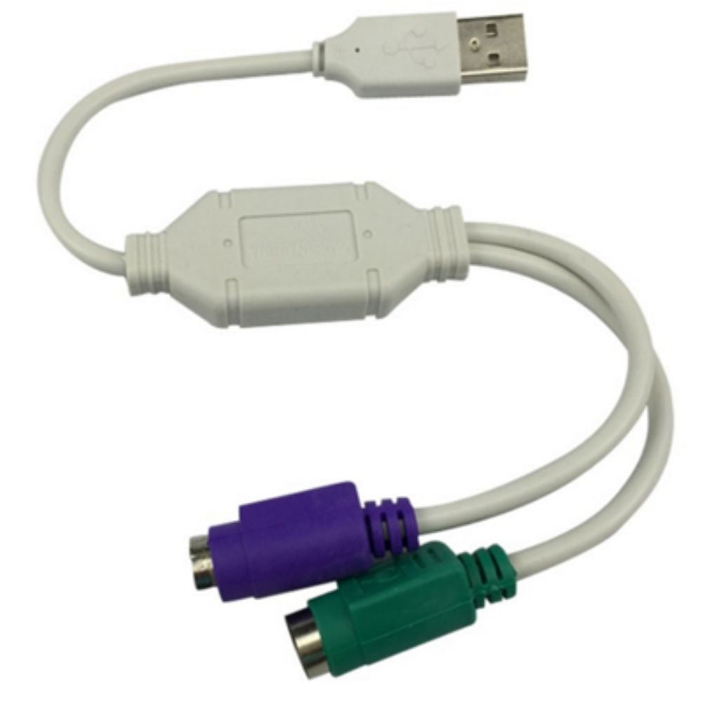 Adaptador Usb Fêmea-Ps2 Macho Para Mouse