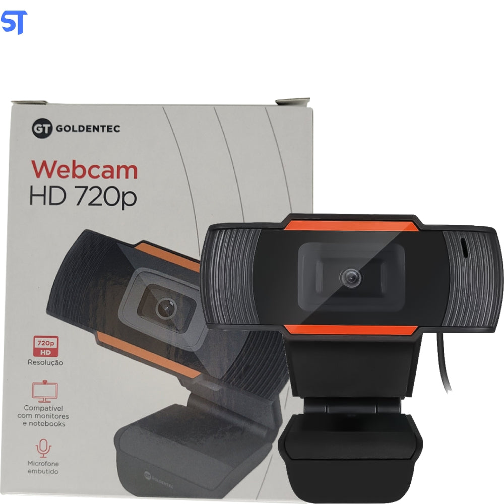 Webcam HD 720p 30fps Com Microfone Integrado | GT