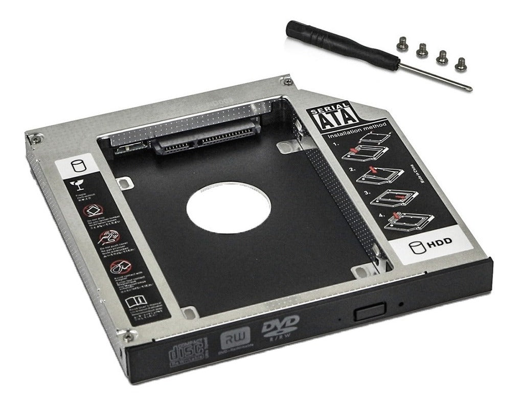 Gaveta Caddy Adaptador Para Segundo HD/Ssd de Note Ssd 12.m