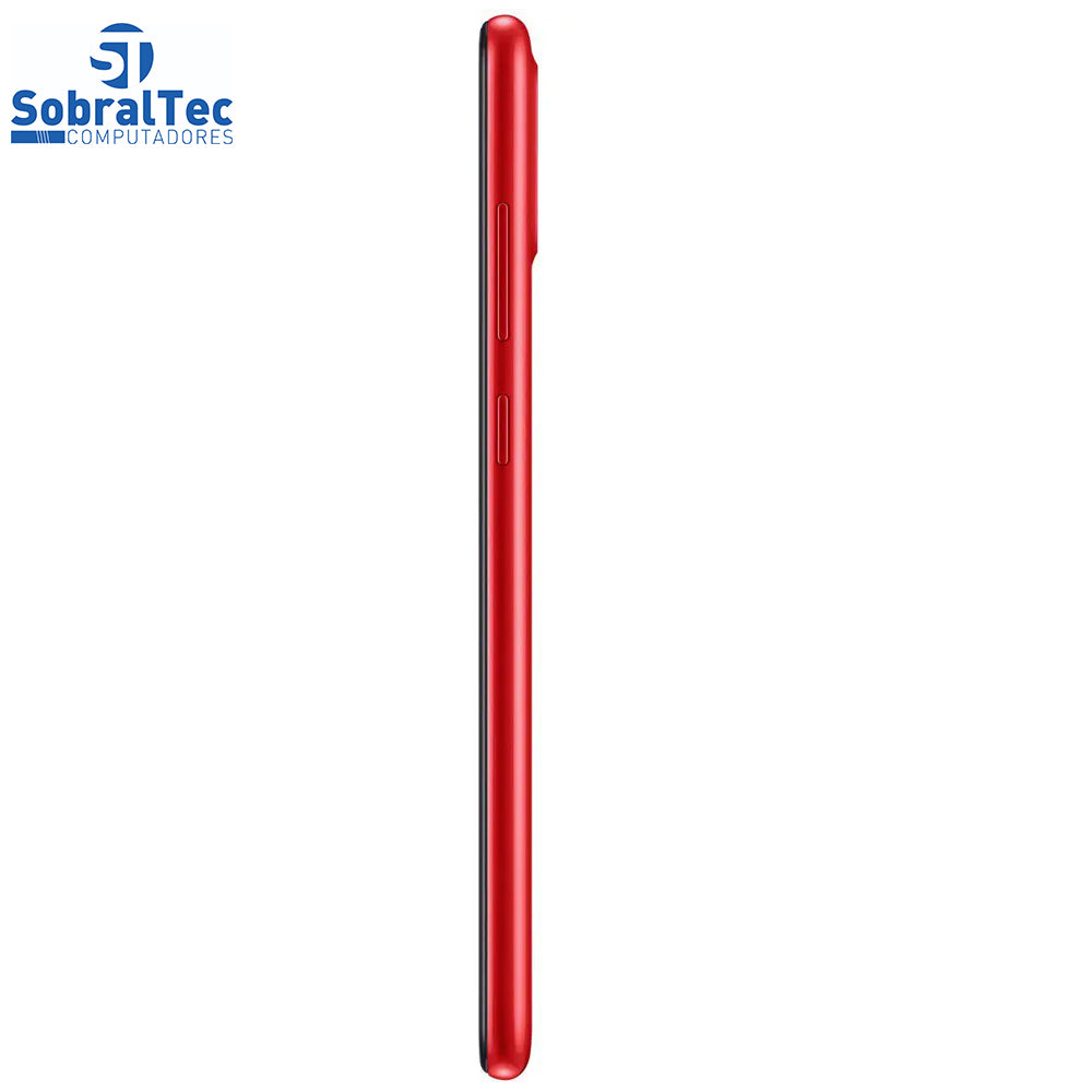 Smartphone Samsung Galaxy A11 Vermelho 64GB - Câmera Tripla+Selfie 8MP Tela 6.4" Leitor de Digital Octa Core Android 10